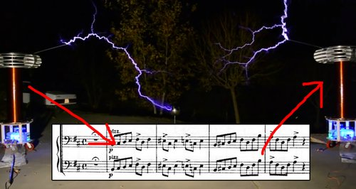 musical tesla coil