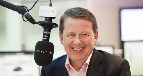 Bill Turnbull in Classic FM studio