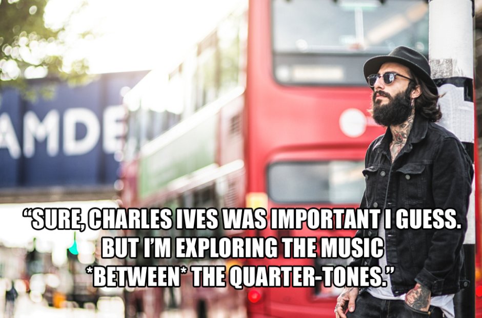 Classical music according to hipsters