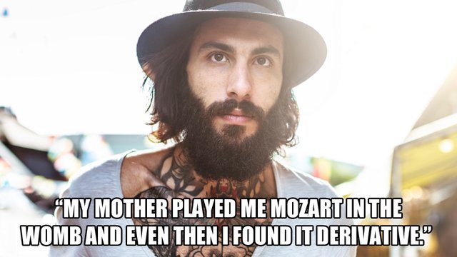 Classical music according to hipsters