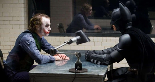 Batman Joker Heath Ledger Christian Bale