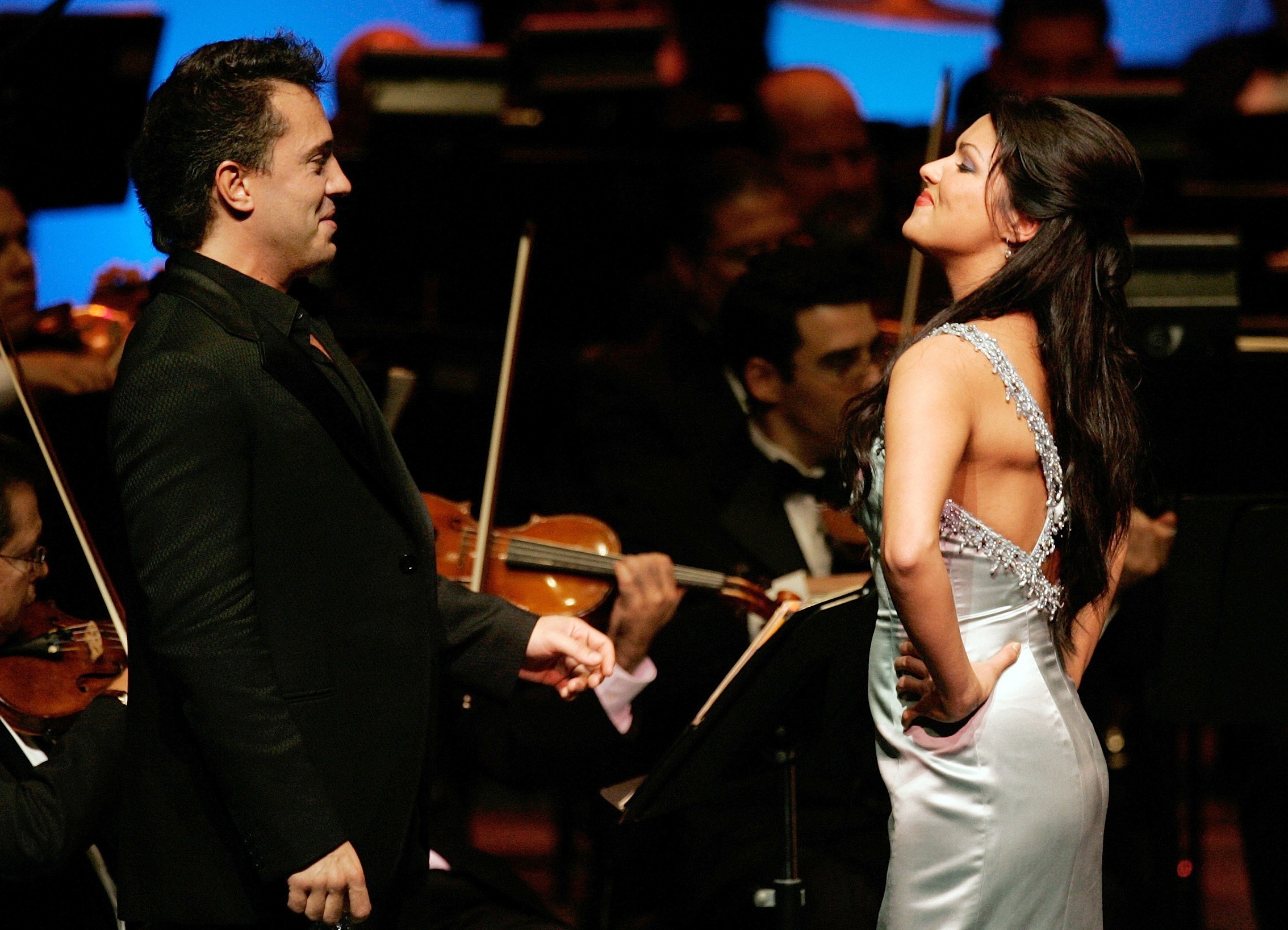 Erwin Schrott and Anna Netrebko