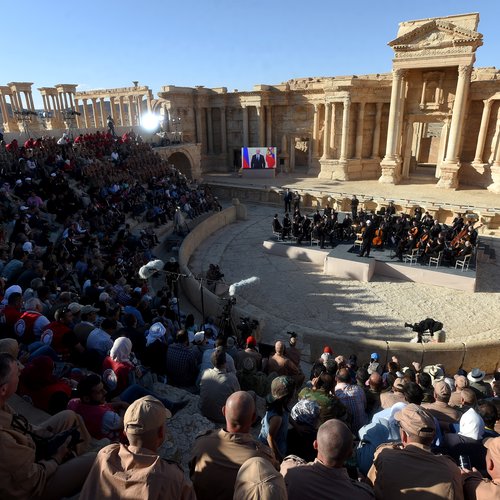 Palmyra Syria concert Gergiev