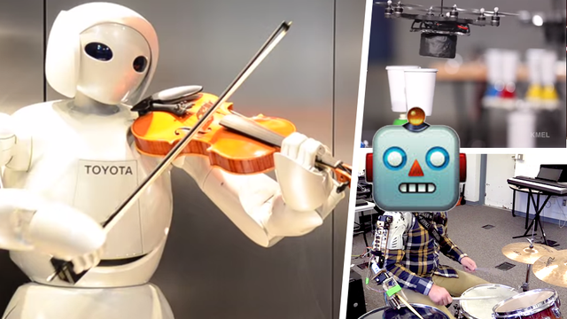 Robots who can play music