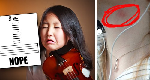 worst things about playing the violin