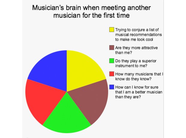 Musicians brains in everyday situations