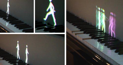 walking piano animations