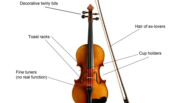 Musical instrument instruction diagrams