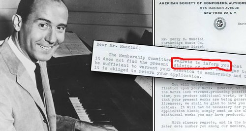 henry mancini rejection letter