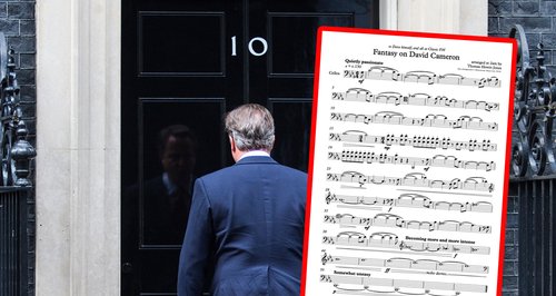 david cameron humming cello version