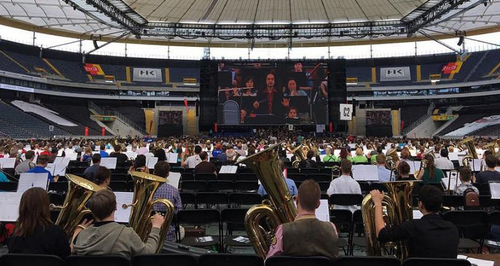 World's biggest orchestra Frankfurt