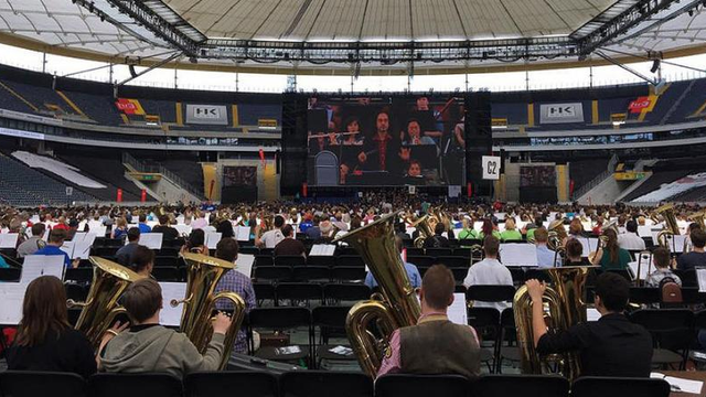 World's biggest orchestra Frankfurt
