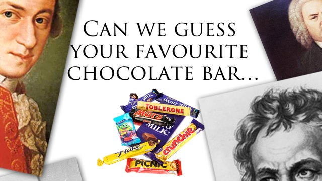 chocolate bar musical taste