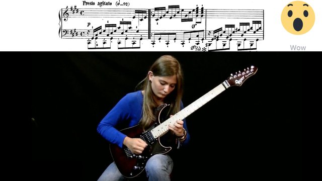 Tina S Beethoven electric guitar