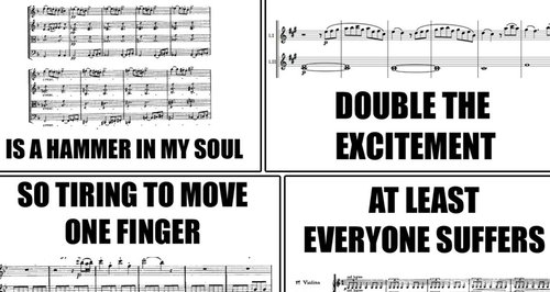 worst things about 2nd violin
