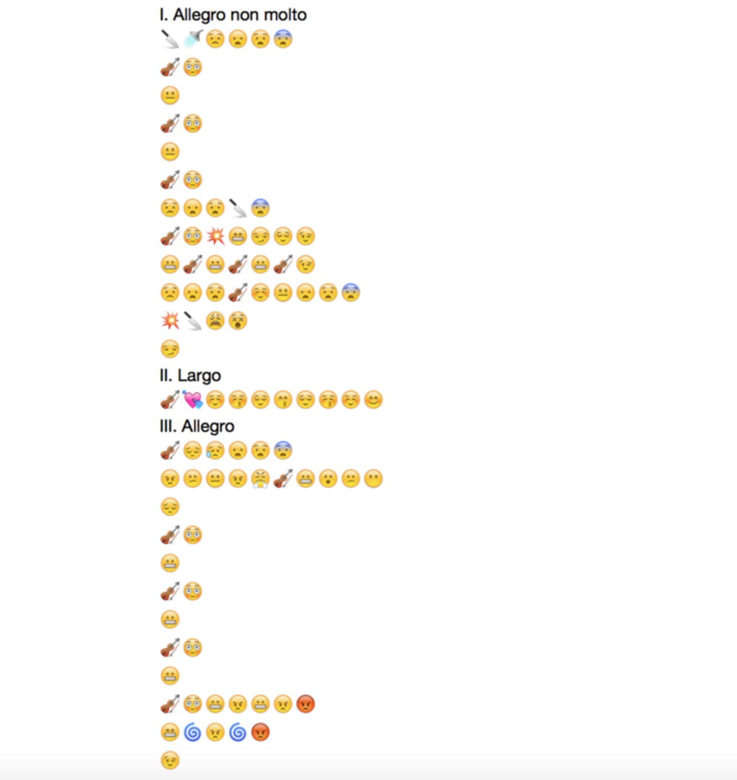 Classical music emojis Joshua Green