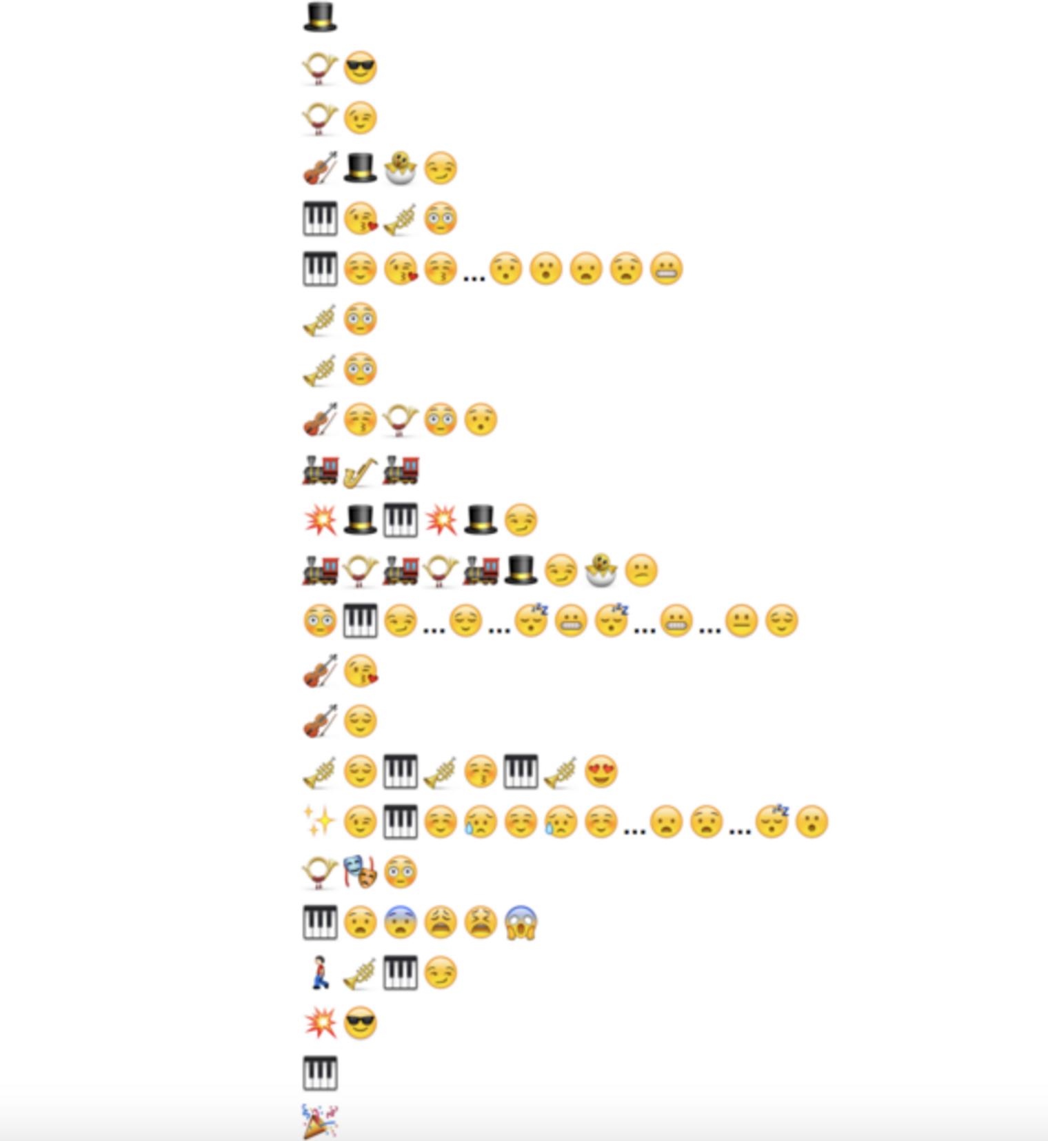 Classical music emojis Joshua Green