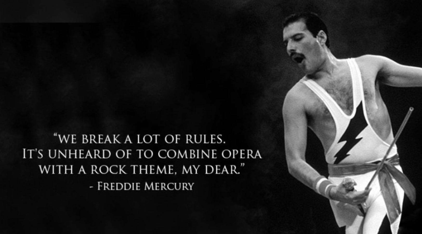 Freddie Mercury Quotable Notable