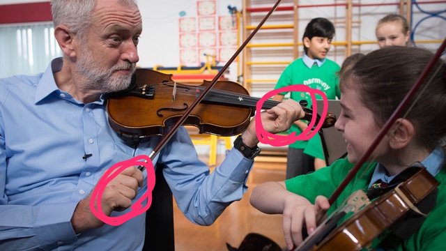 jeremy corbyn violin