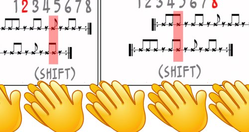 steve reich clapping music visualisation