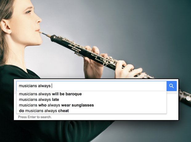 Musicians according to Google