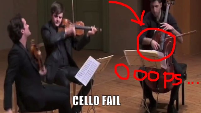 Cello bow fail