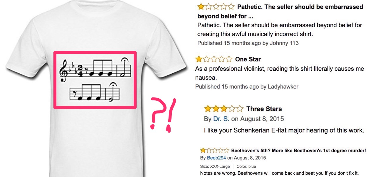 bad beethoven t-shirt