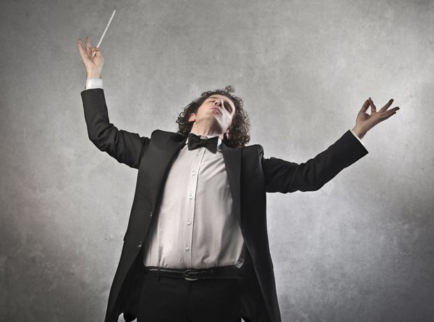 Conductor stock images