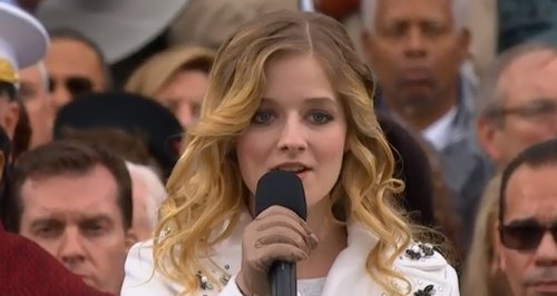 jackie evancho sings national anthem inauguration