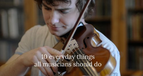 musician every day tips