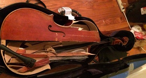 Cello broken