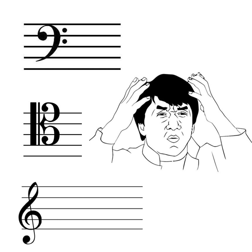 Cello clefs