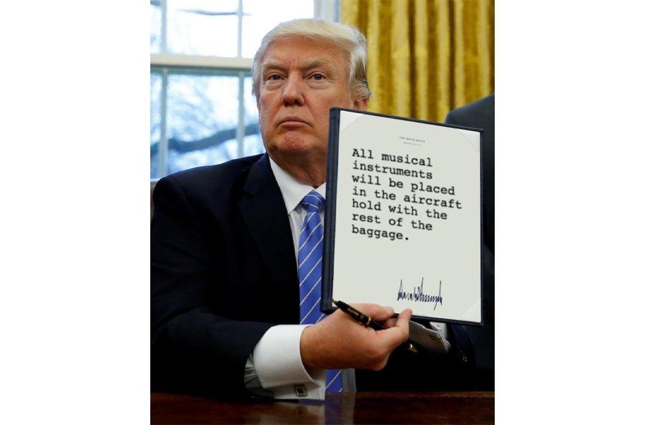 Donald Trump's executive orders for musicians