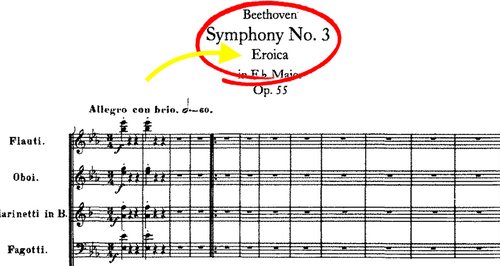 Beethoven Sym 3 Eroica Nickname