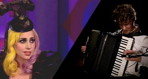 lady gaga telephone accordion