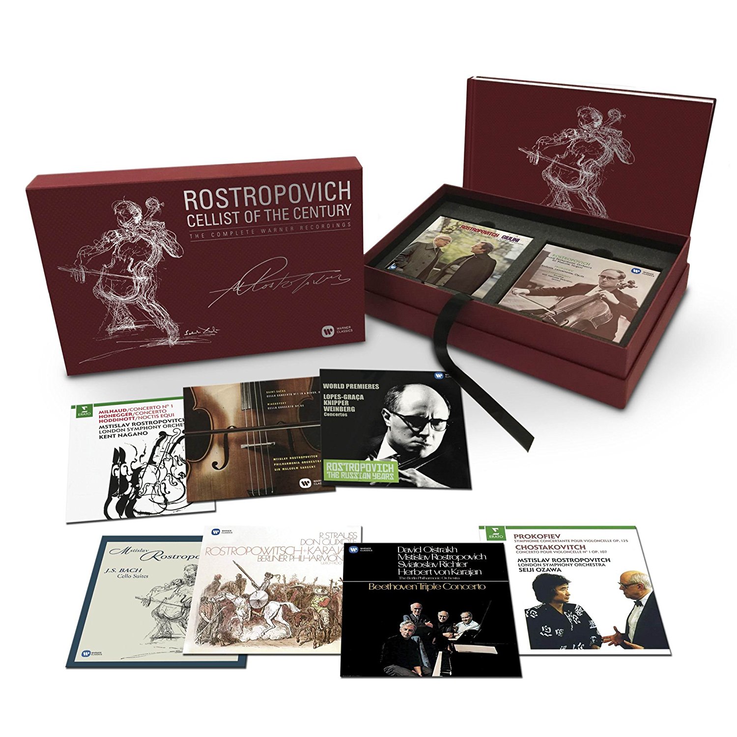 Rostropovich Cellist of the Century Warner Classic