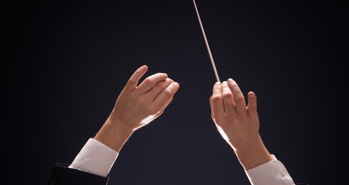 Conductor stock image