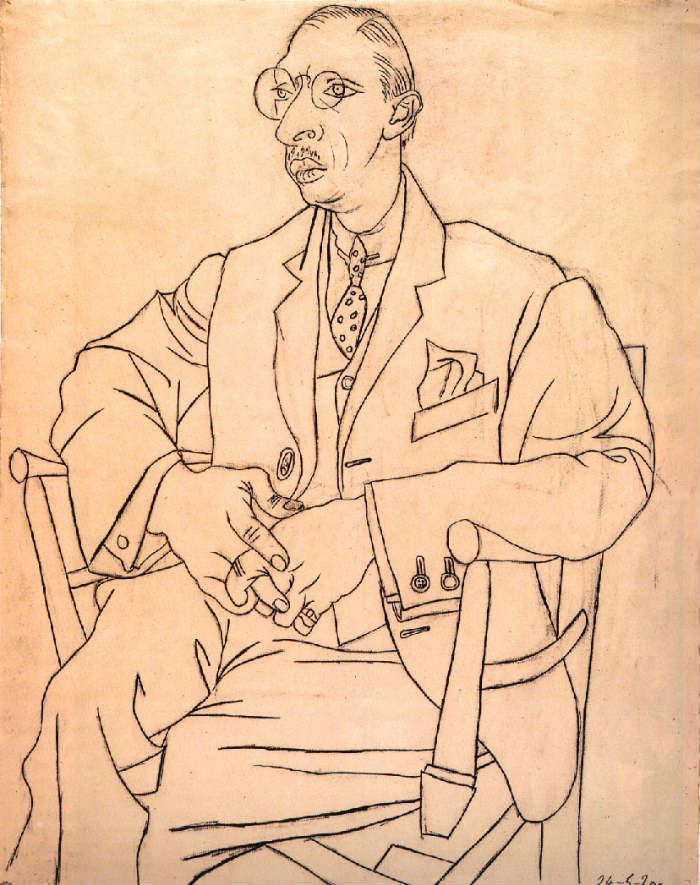 igor stravinsky portrait picasso