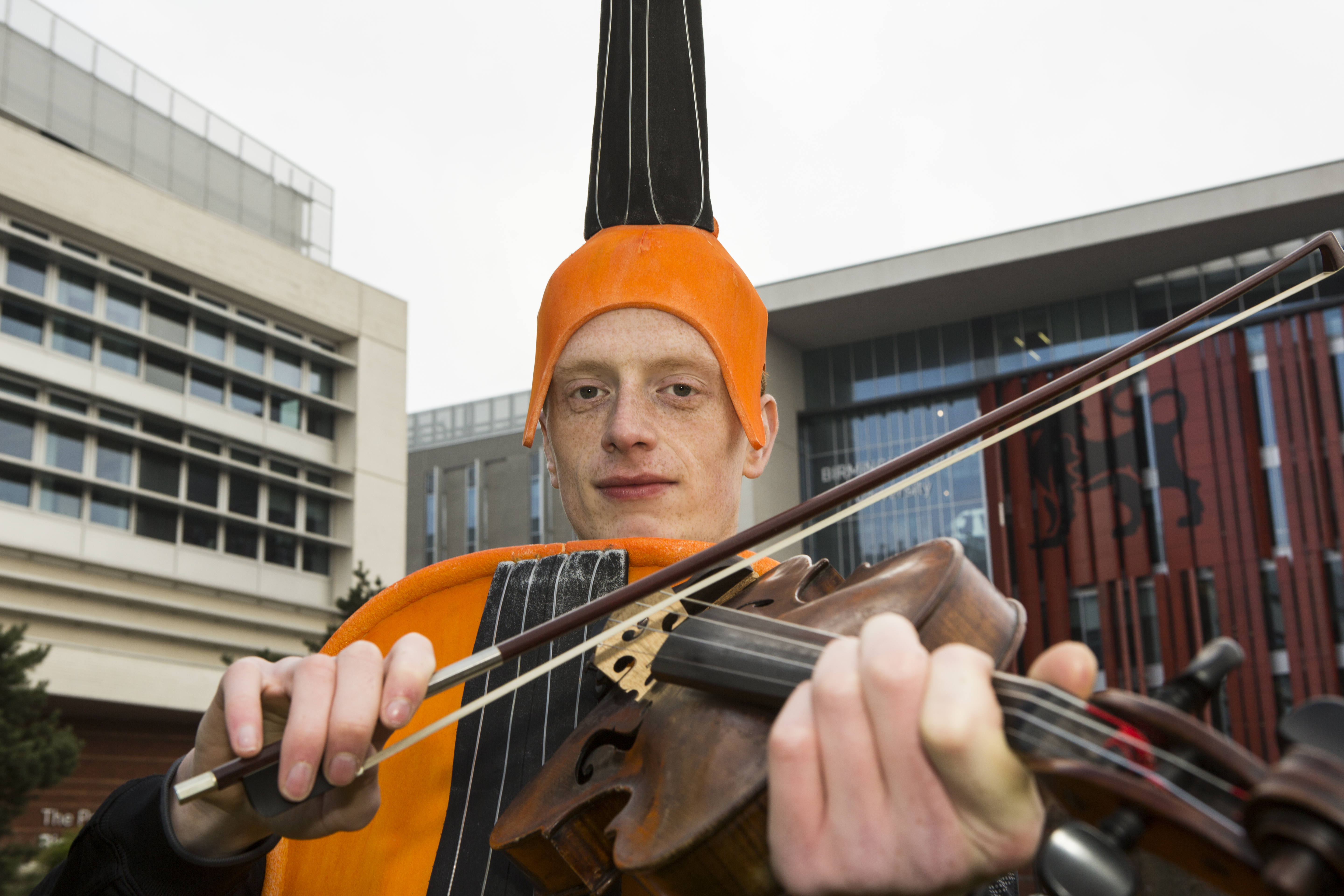 Student gets on his mark for world record attempt 