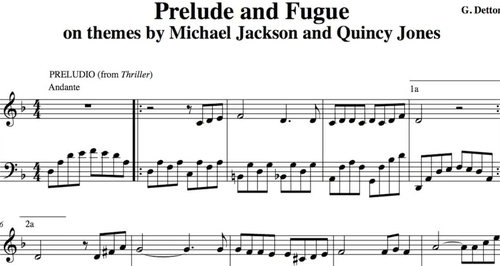 Michael Jackson Prelude and Fugue