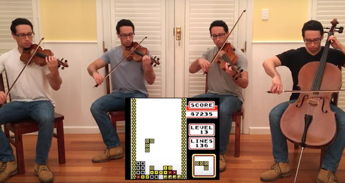 Tetris for one-man string quartet will be in your head forever - Classic FM