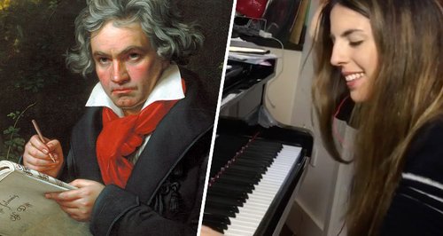 Beethoven mash-up girl