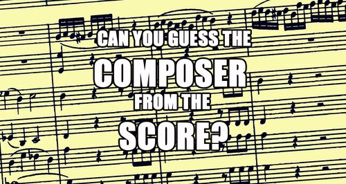 Can you name the composer from the score?