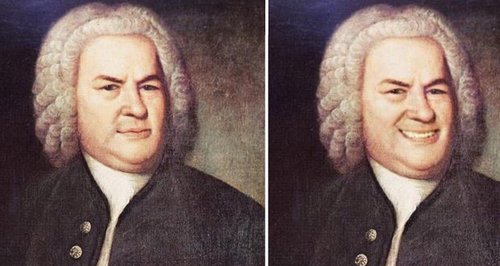 Bach smile Faceapp