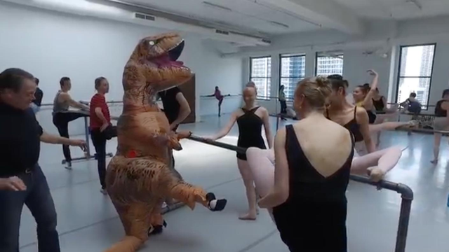 T-Rex ballet Jurassic Park