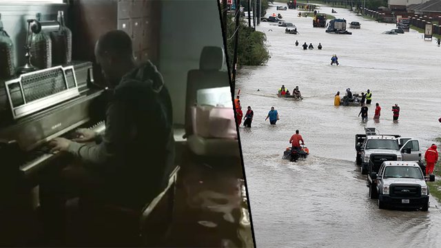 Hurricane Harvey Piano Texas