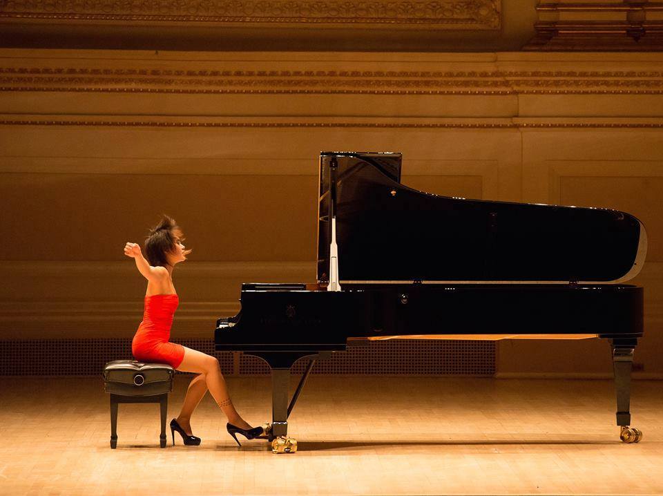 Yuja Wang at piano