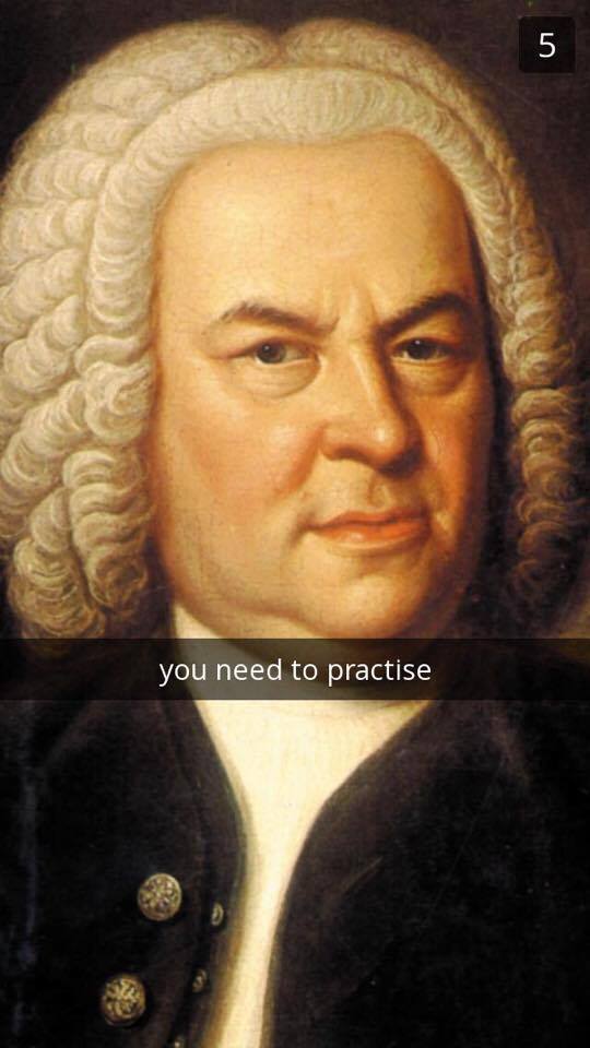 Bach Snapchat meme