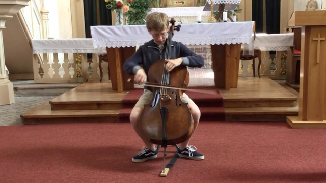 12-year-old cellist