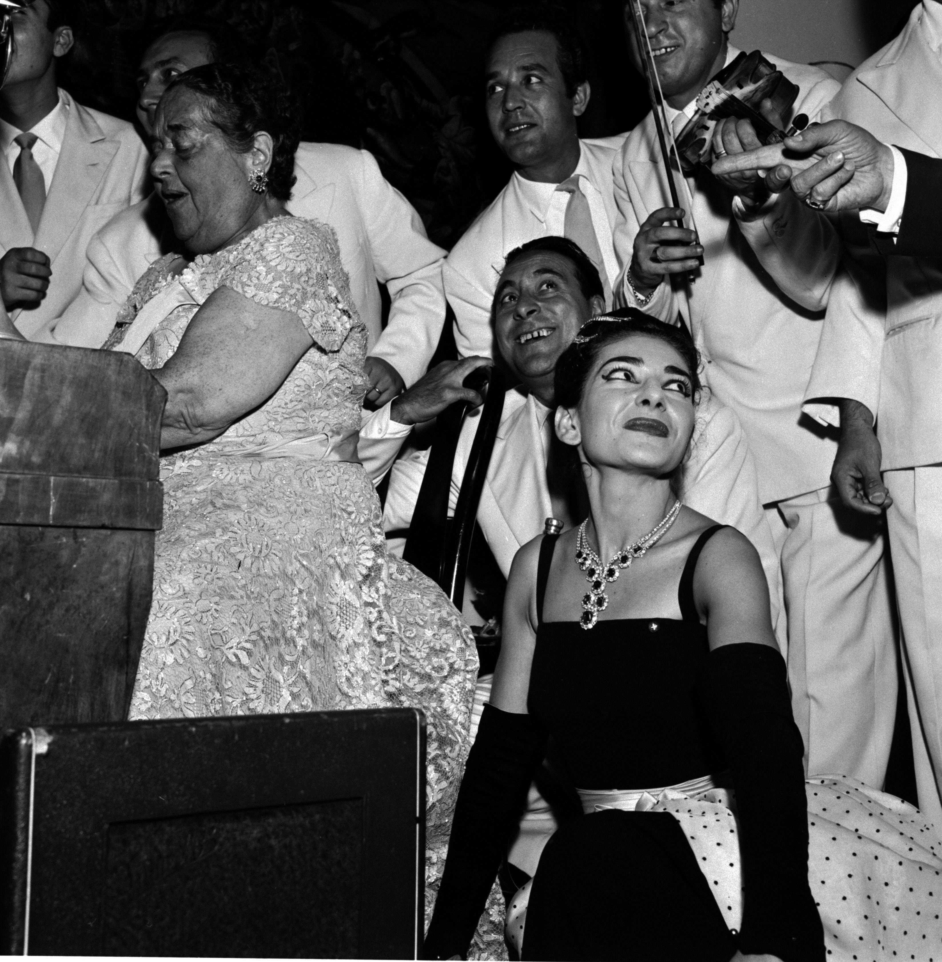 Maria Callas at a Party in Venice in 1957